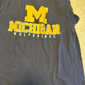 Michigan Wolverines Navy Blue T-Shirt